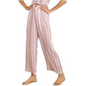 Show Me Your‎ Mumu Women’s Kensington Pants Slipper Stripe Sheen  Sz XS